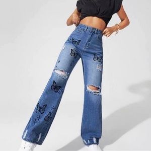 Butterfly jeans 🦋 size 6